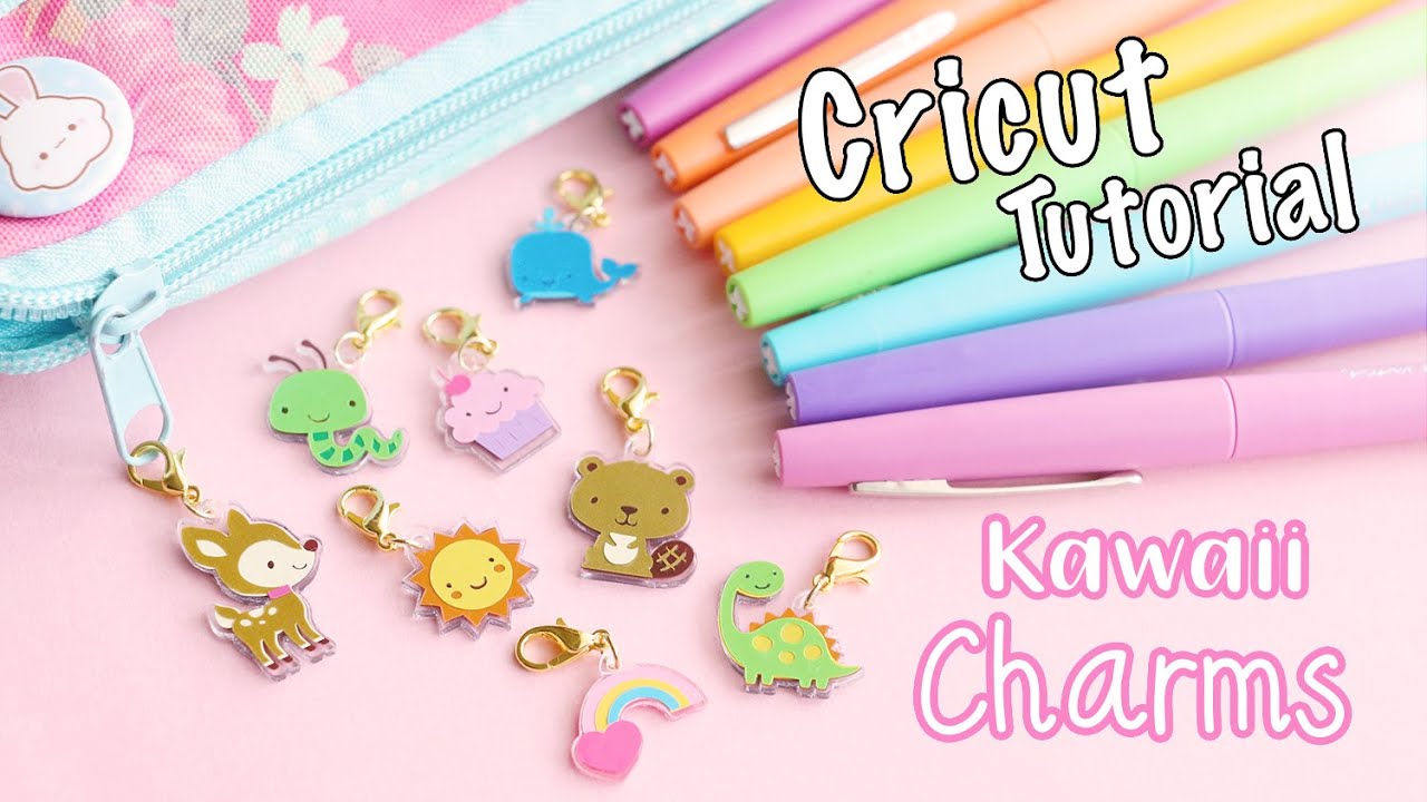 Виниловые подвески Kawaii своими руками│Руководство по Cricut Maker