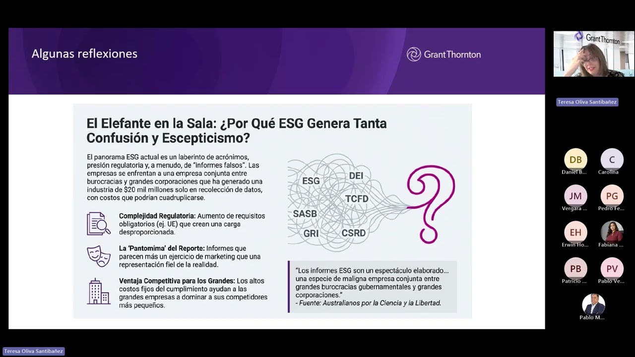 Webinar: Sostenibilidad en la práctica derribando mitos y creando valor