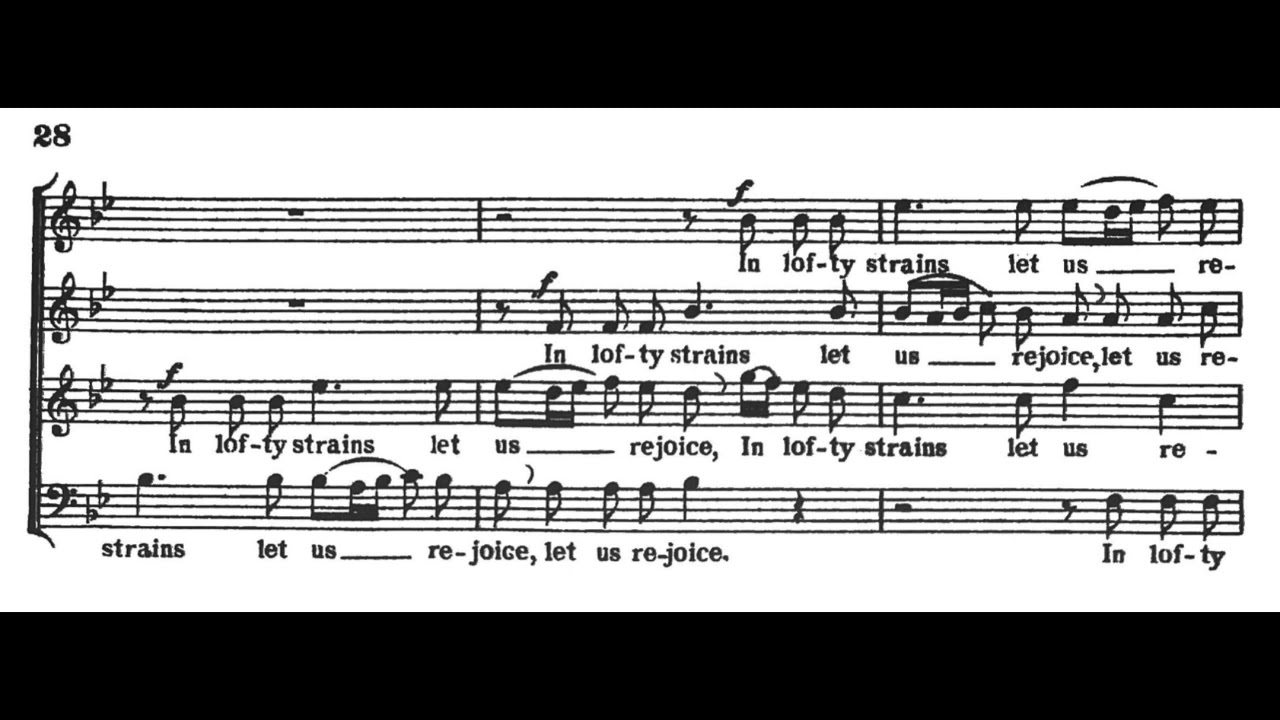 Achieved is the glorious work (Haydn) - Tenor practice