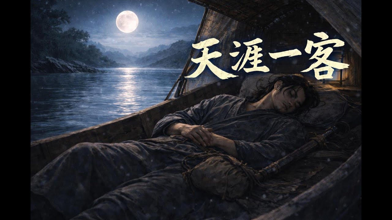 陳磐《江湖天涯客》｜一葉舟載千年風霜｜古風江湖電影感故事版｜動態歌詞（繁簡）