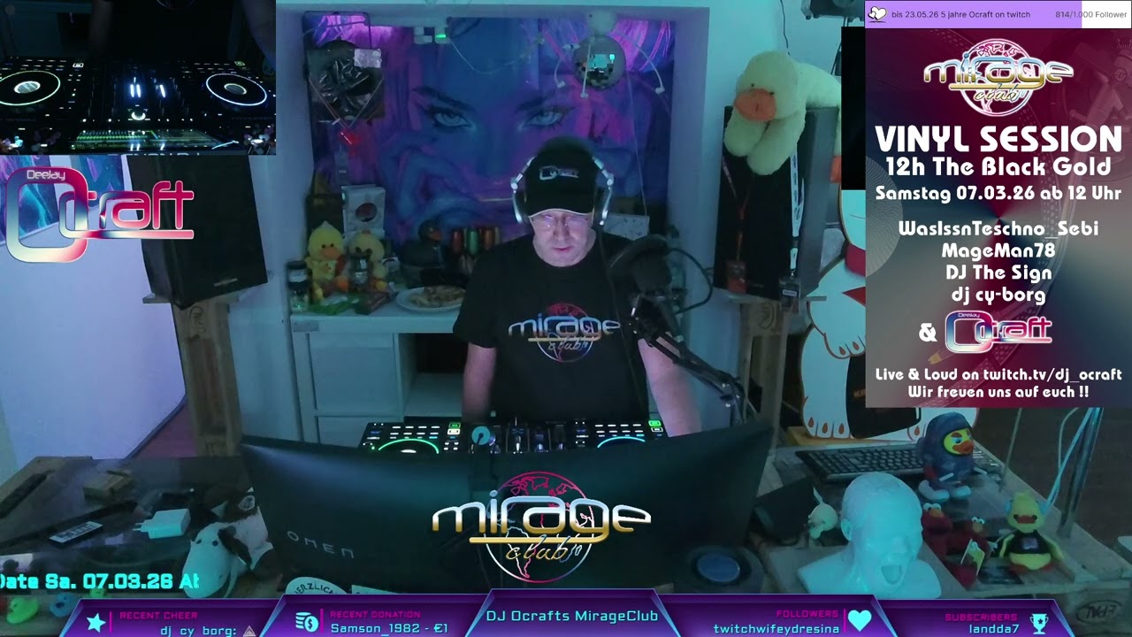 MirageClub ClubClassix Chapter 133 LiveSet vom 28.02.2026 mixt by DJ Ocraft