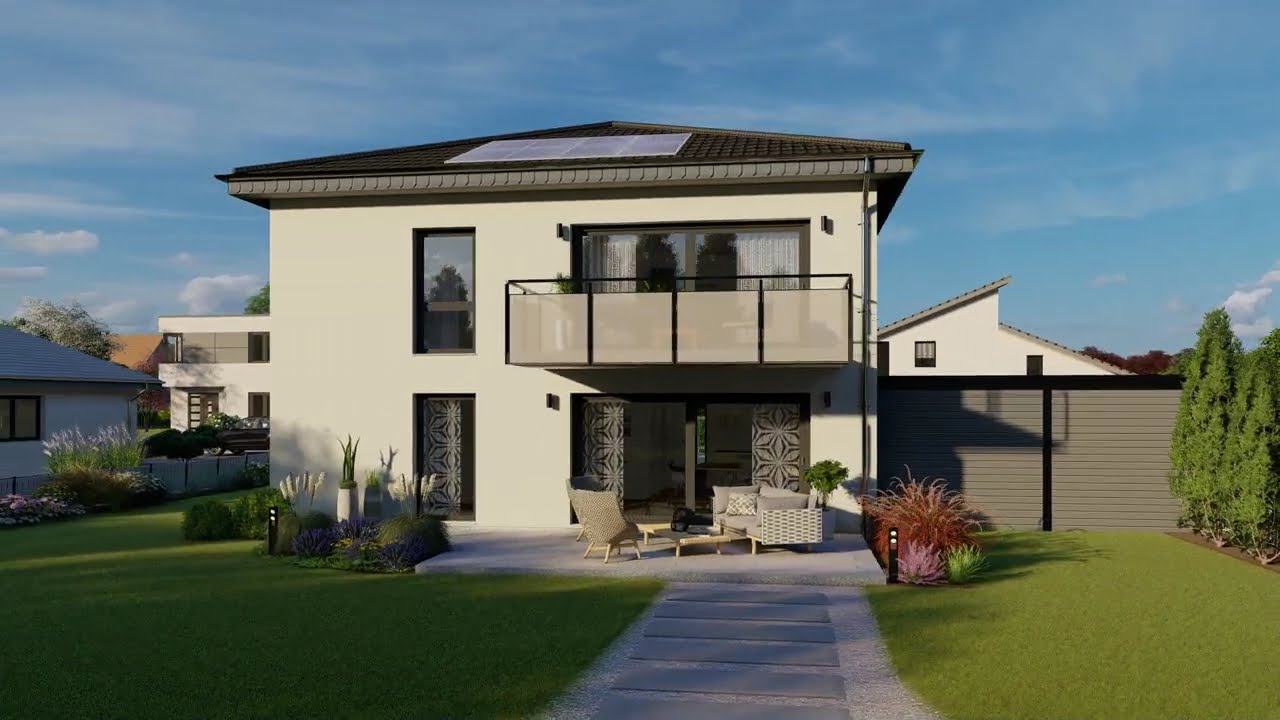 Neues Projekt in Bünde-Ennigloh. Stadtvilla als Zweifmailienhaus in klassischer Aufteilung.