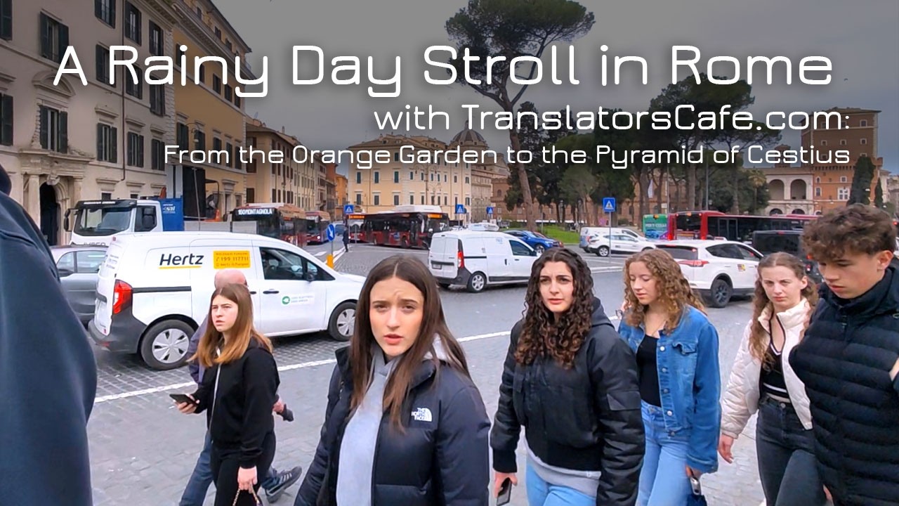 A Rainy Day Stroll in Rome: From the Orange Garden to the Pyramid of Cestius.