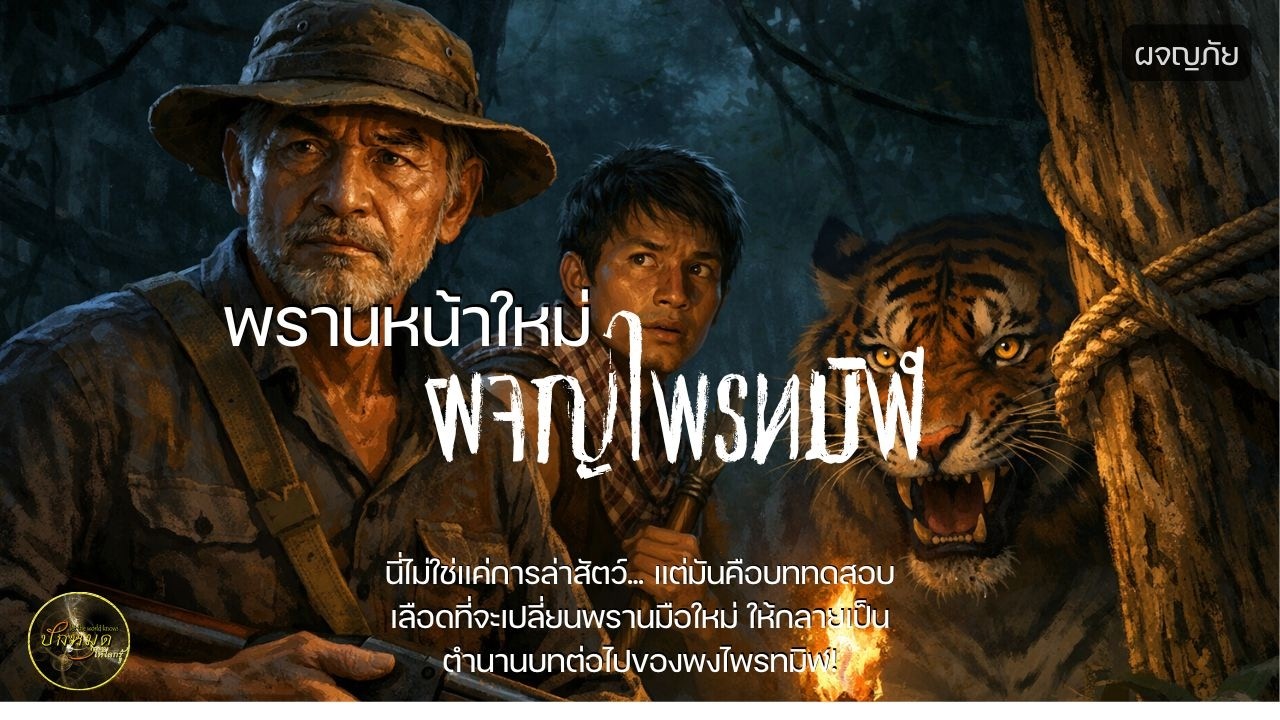 พรานใหม่กับไพรทมิฬ#นิยายพรานป่า #อาถรรพ์ป่า #เสือสมิง #ผจญภัยลี้ลับ #พรานกล้า