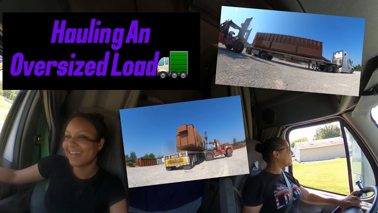 Hauling an oversized load to Nebraska! 🚛 (mother/daughter team)