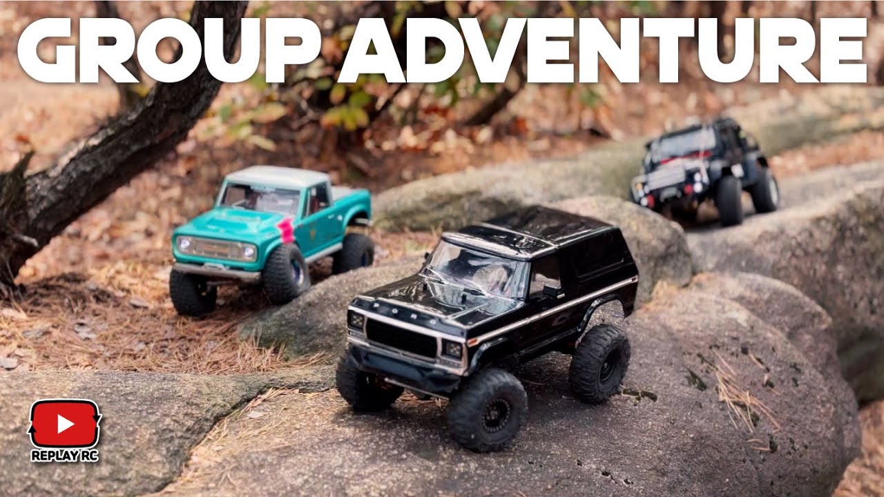RC Cars Group Adventure. Trx4 Sport, Vanquish VS4-10 Pro,G-made Komodo .ep1 | MT.Acha