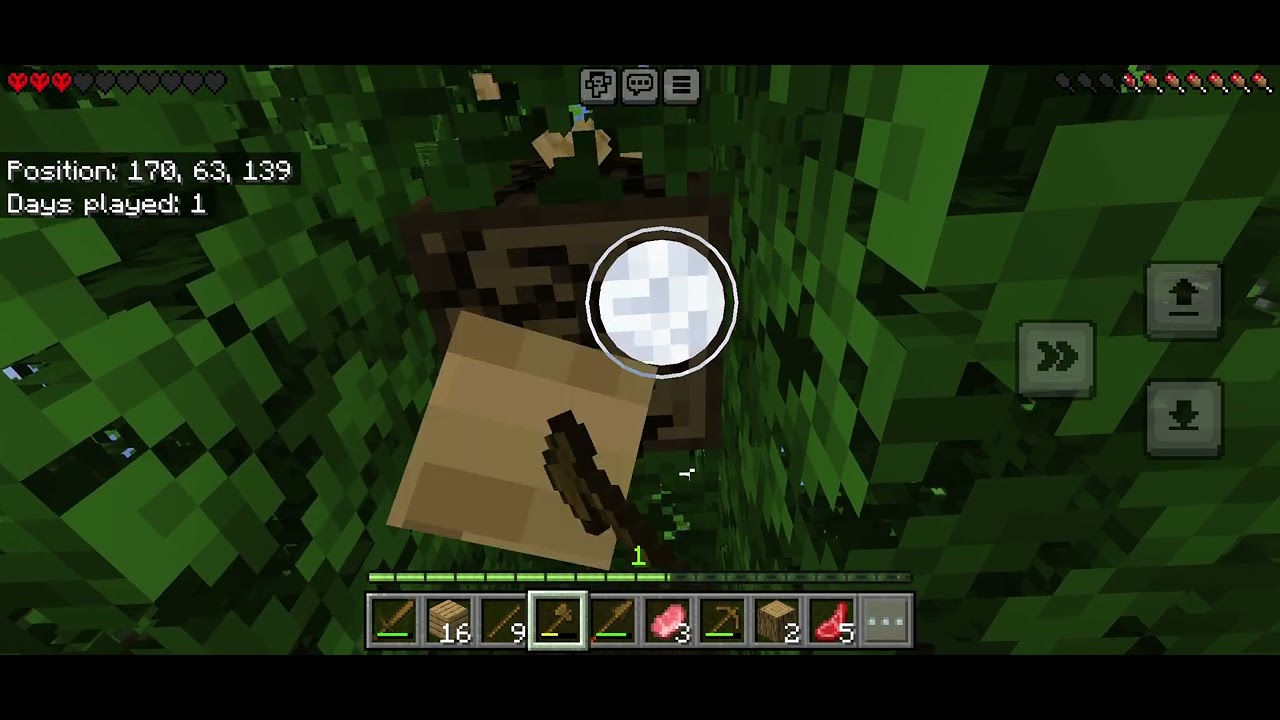 Mine craft hard core days 1