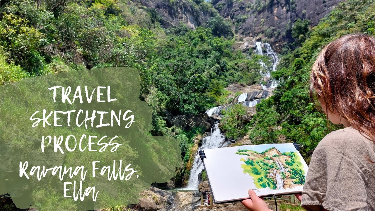 Live painting with me -  Ravana Falls Ella