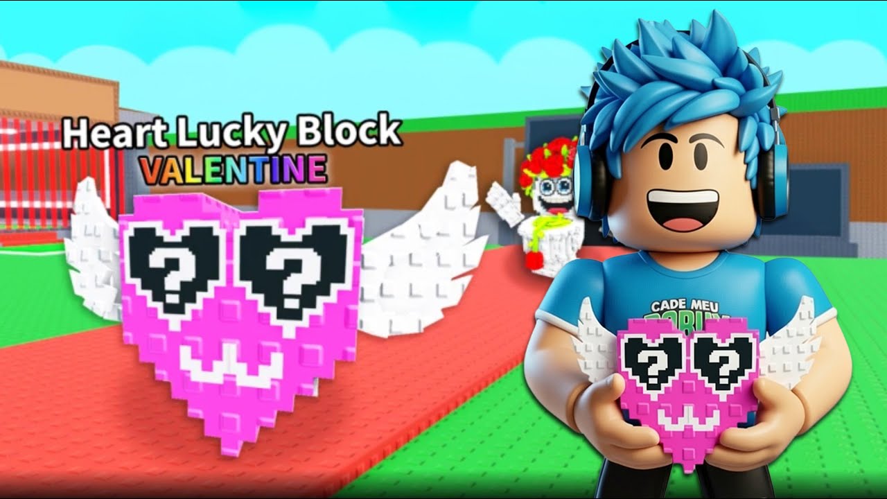 💘 NOVO EVENTO VALENTINE NO ROUBE UM BRAINROT 💘#roblox #luckyblock