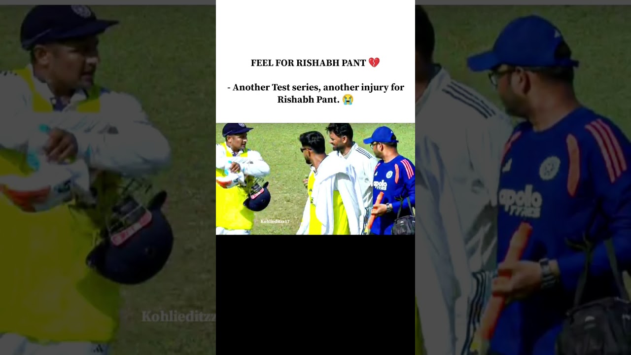 💔 HEARTBREAKING NEWS: Rishabh Pant Suffers Another Crucial Injury Blow! 🇮🇳😢
