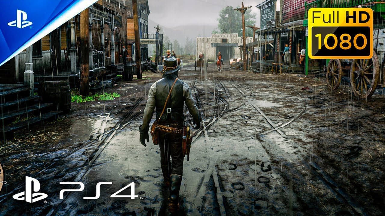 Red Dead Redemption 2:  Free Roam Gameplay (PS4 1080p HD) No Commentary