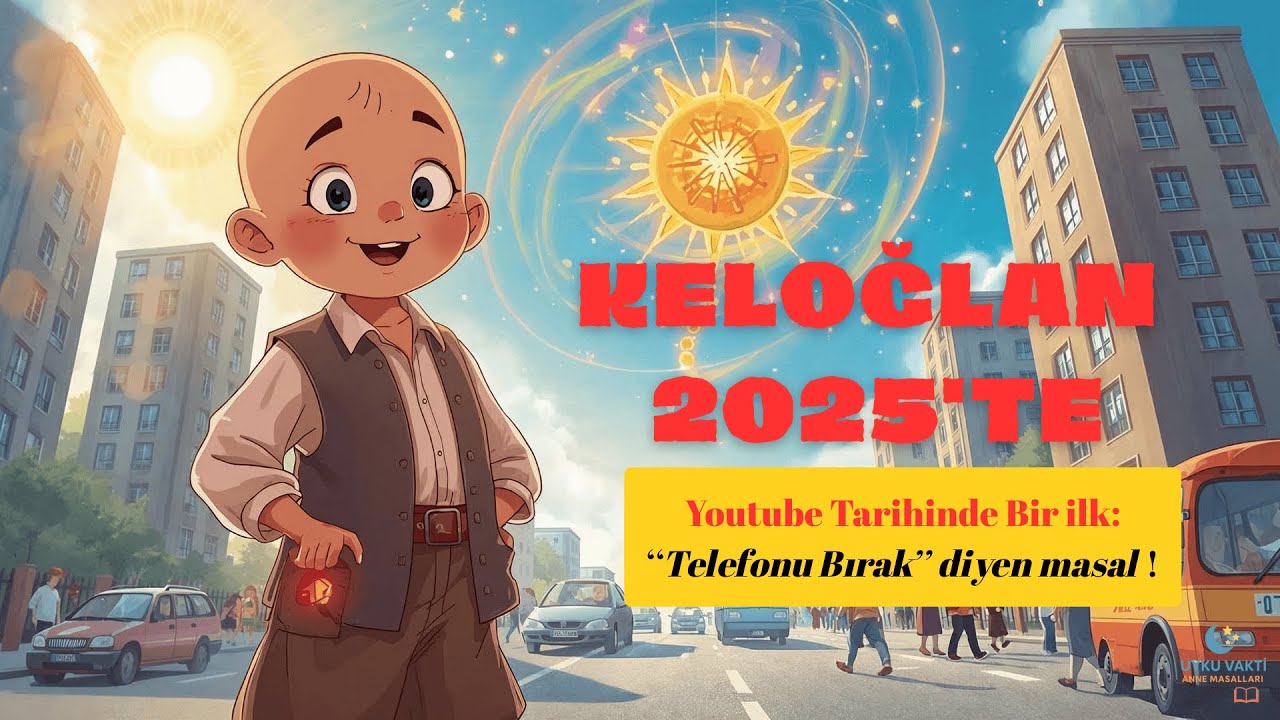 Keloğlan Masalı / Keloğlan 2025'te / Eğitici Çocuk Masalları / Telefonu Bırak Diyen Masal / 