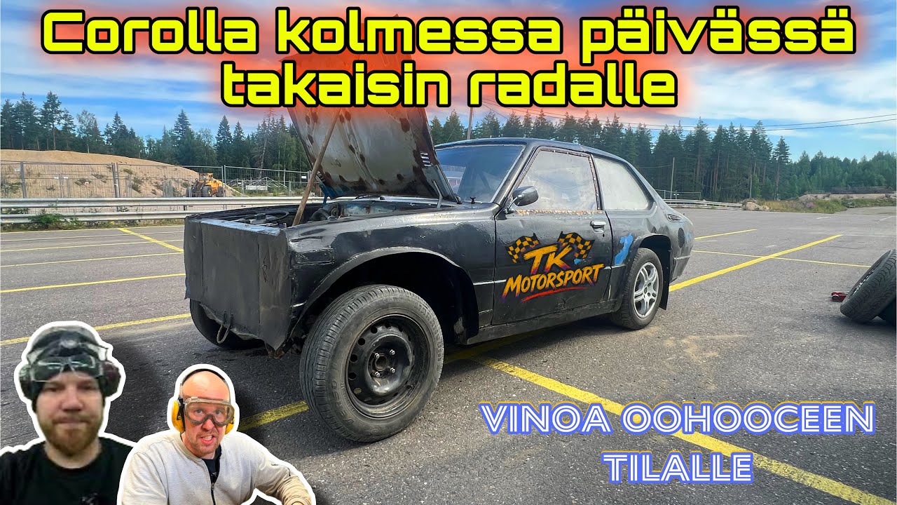 Kolmen päivän väli projekti KE30 | ensi testit! |