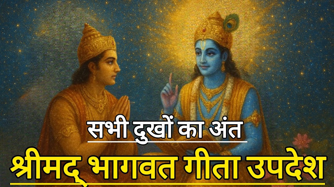 सभी दुखों का अंत श्रीमद् भागवत गीता उपदेश 🦚🌺💫 || 
