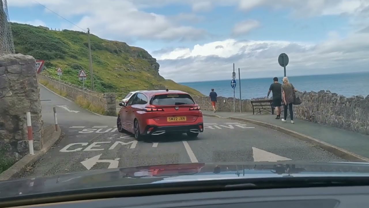 driving up the Great Orme