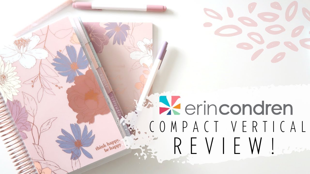 ERIN CONDREN COMPACT VERTICAL REVIEW!!!!