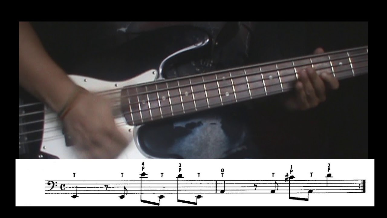 Ejemplo 1 Slap It! Funk Studies For The Electric Bass