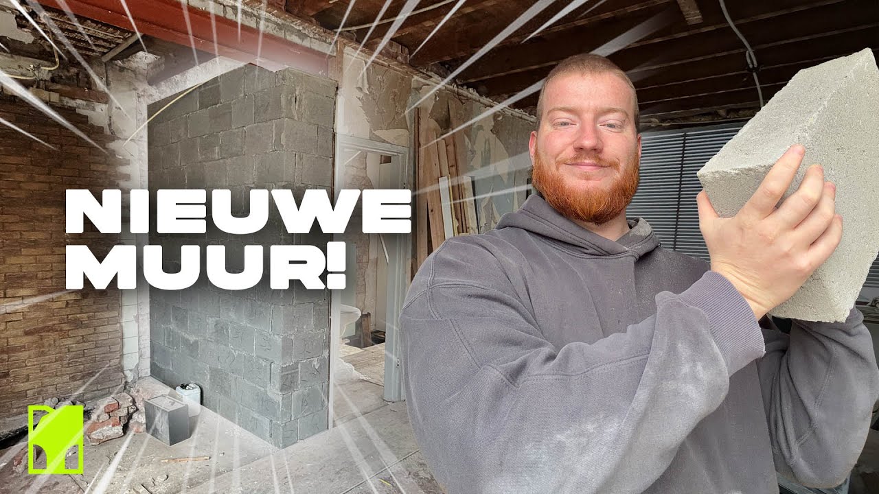 Draagmuur Maken 🧱 | Fundering Uitgraven & Beton Storten | Vijfzeventien