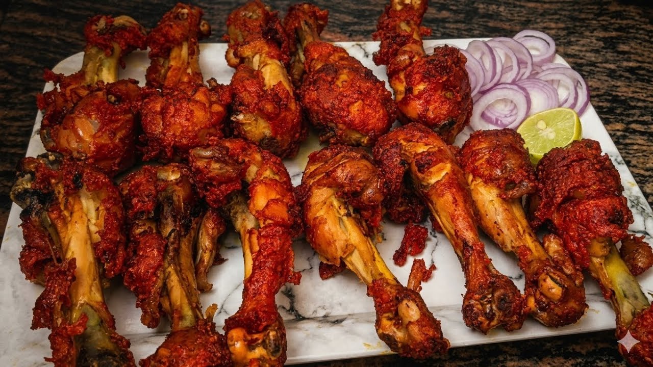 Ghar par banayein best chicken fry lollipop spicy or juicy perfect fried recipe - Hoor house.