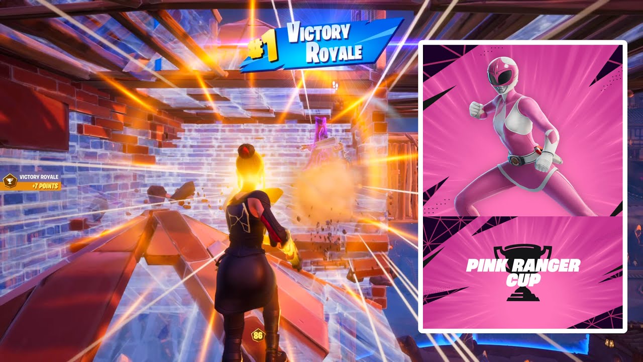 How I WON The NEW Pink Ranger Skin Cup (4K PS5)