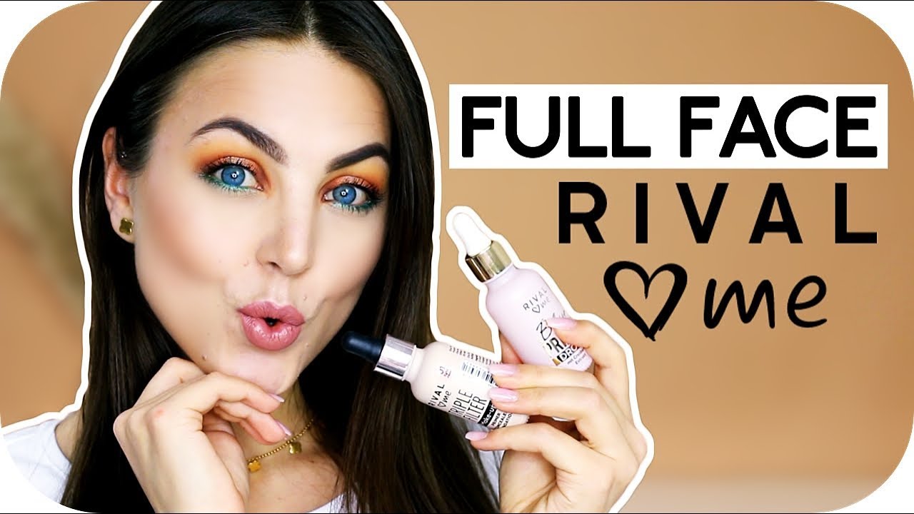 RIVAL LOVES ME 🧐 Full Face Make Up mit  neuer DROGERIE MARKE | Schicki Micki