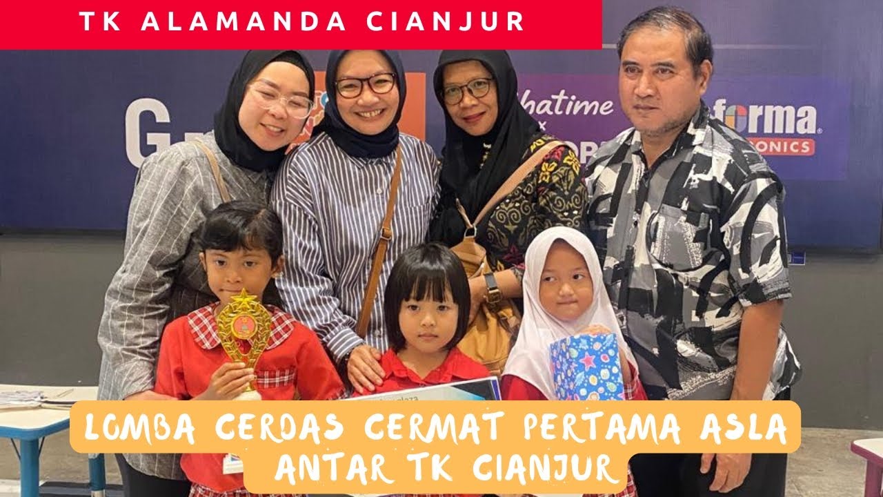 Lomba pertama Asla bersama kawan Tk Alamanda Cianjur