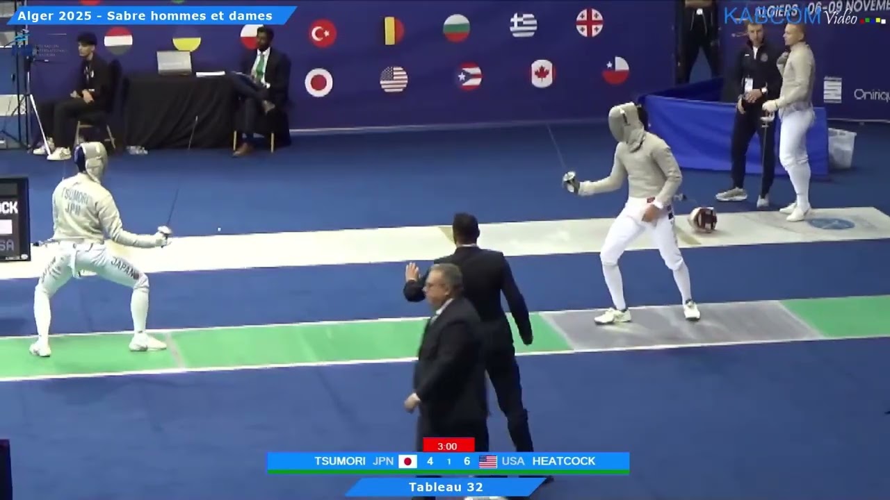 Algiers World Cup 2025 SMS - L32 - Tsumori Shido JPN v Colin Heathcock USA