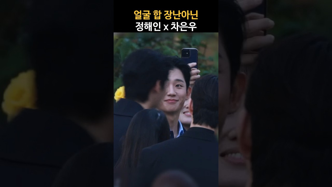 얼굴 합 장난아닌 정해인 x 차은우