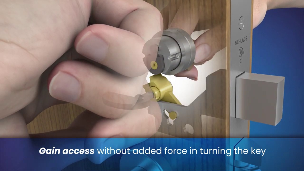 Schlage Key Override Safety Feature