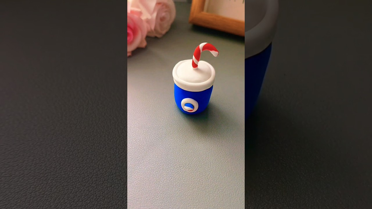 How to Make a coke bottle with the help of clay🥤|&lrm;@Telented57#coke#bottle#clay#art#diy#ideas#craft