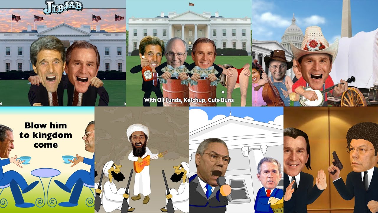 Stupid Early '00s Political Animations (HD.SWF Comp)