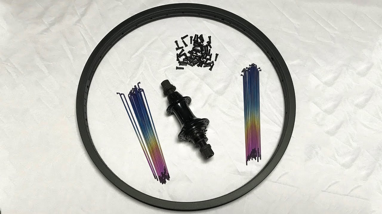 How To lace a wheel 36 Hole (3 Cross) BMX