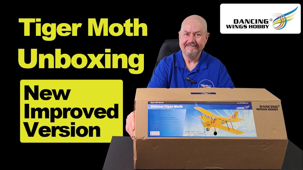 Unboxing the New improved Tiger Moth 800mm from Dancing Wings Hobby