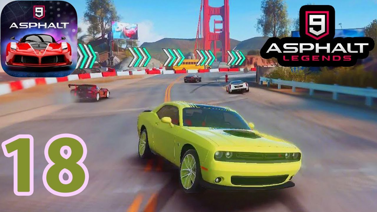 ASPHALT 9: LEGENDS - GAMEPLAY WALKTHROUGH PART 18 - CHALLENGER 392 HEMI SCAT
