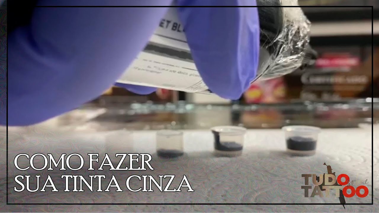 COMO FAZER TINTA CINZA.