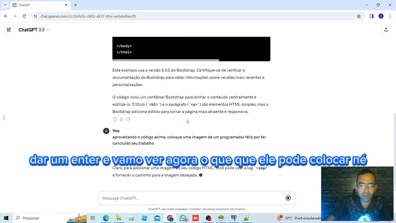 Forma&ccedil;&atilde;o Dev - Site GPT realmente ajuda a progamar?