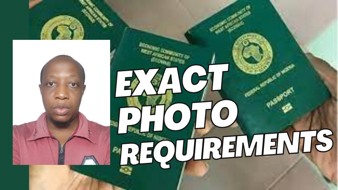 Get EXACT Photo for Nigeria International Passport Online Application in 5 Minutes