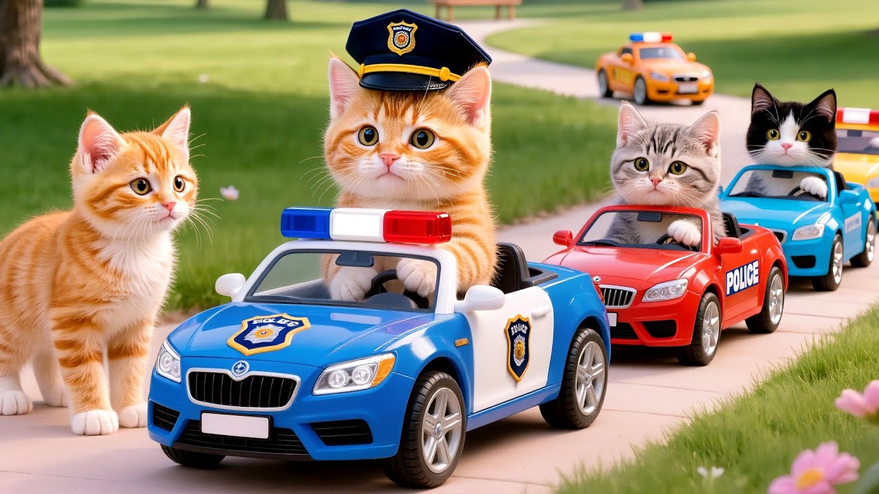 Ginger Kitten and Mama Cat Rescue a Mysterious Leopard in the Desert! 🐱🐯🌟