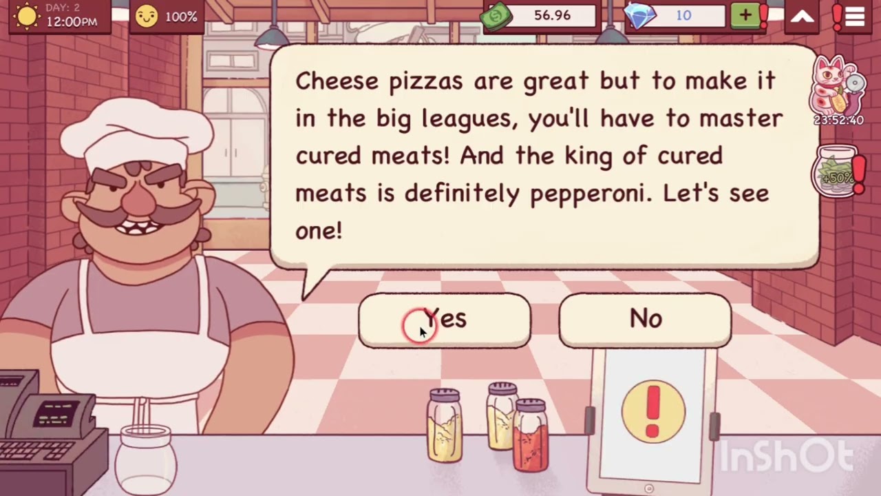 Me playing good pizza great pizza (couldn't find anything more special) 🍕😋