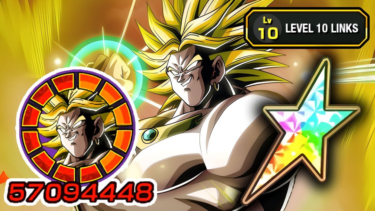 100% NEW INT LR LSSJ BROLY LEVEL 10 LINKS SHOWCASE!!! Dragon Ball Z Dokkan Battle