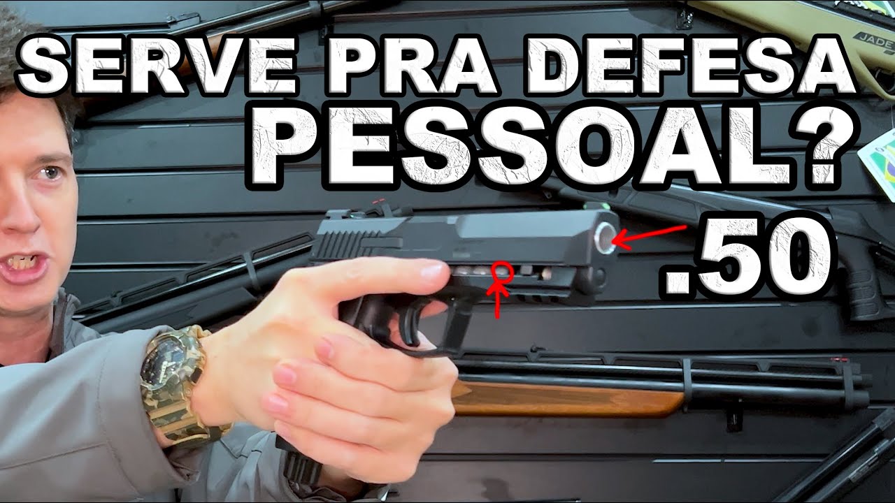 PISTOLA CO2 .50 pra Defesa Pessoal 😱