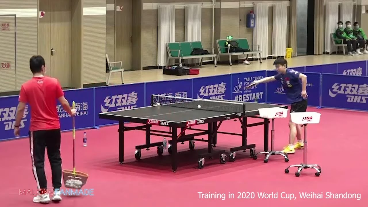 Sun Yingsha training serve | 2020 World Cup #8