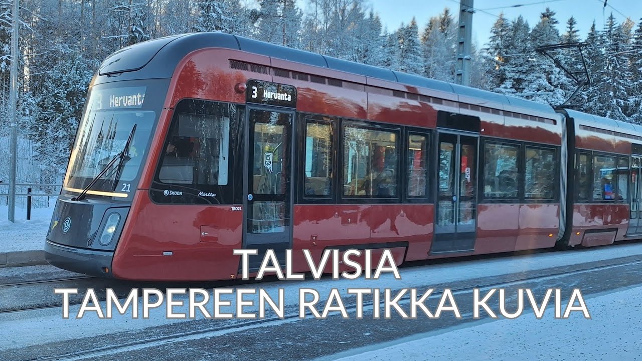 Talvisia Tampereen Ratikka kuvia 