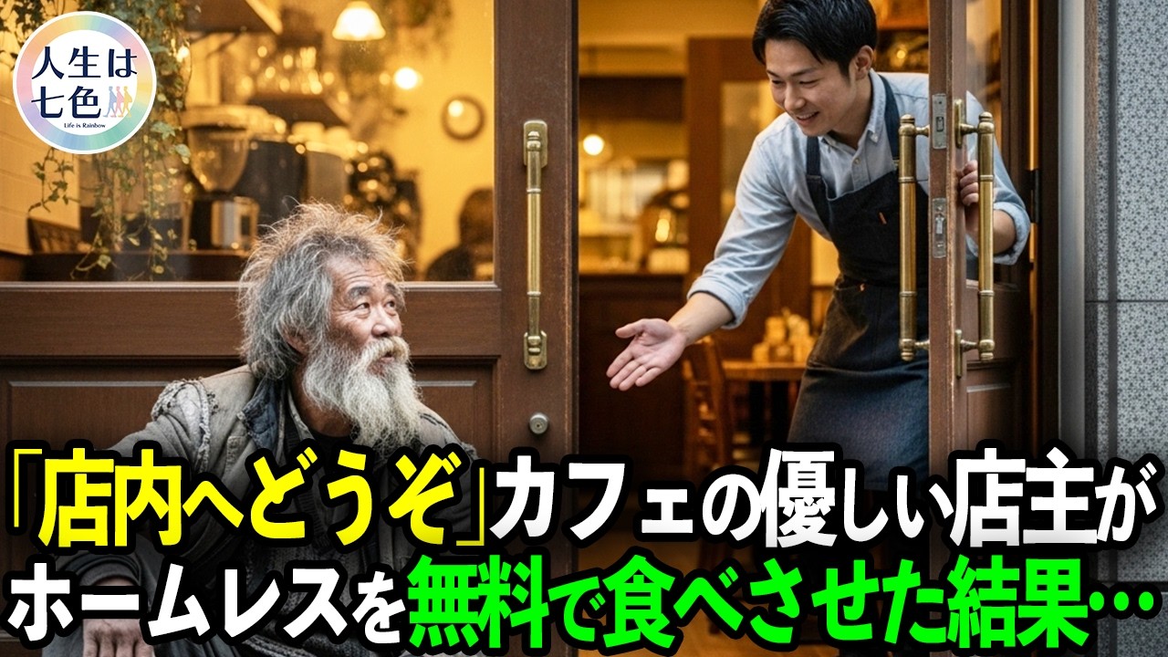 ホームレスに無料で料理を食べさせた男はクビになった。しかし数日後、彼の口座に300万円が振り込まれていて…【感動ストーリー】