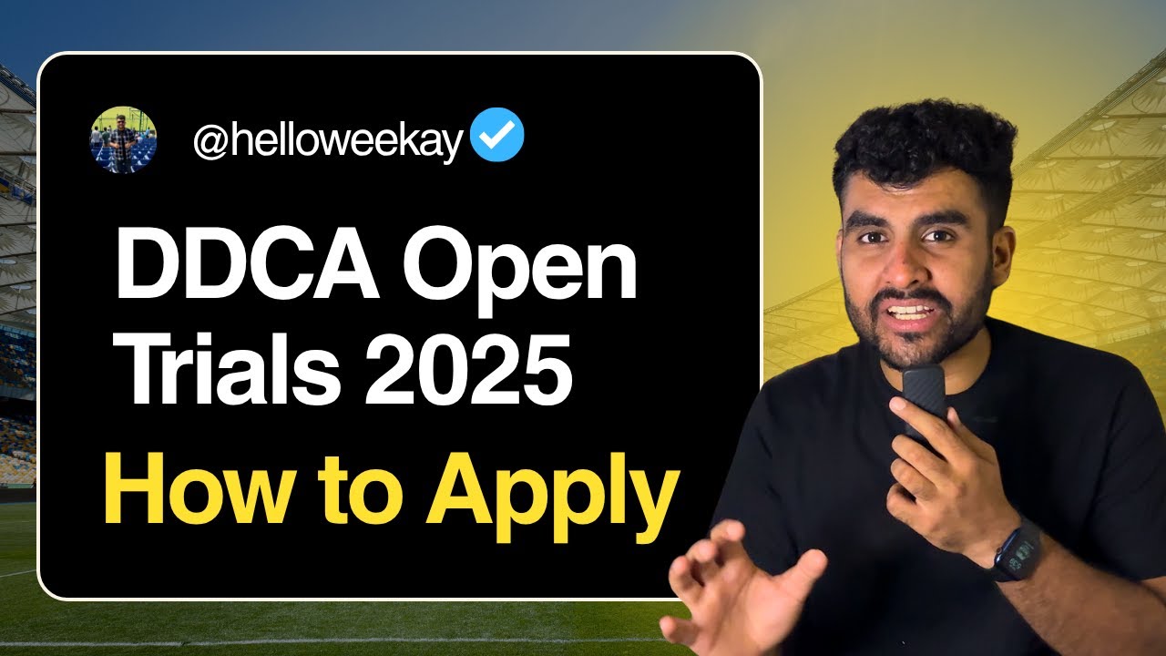 DDCA Cricket Trials 2025: Last Chance to Apply!