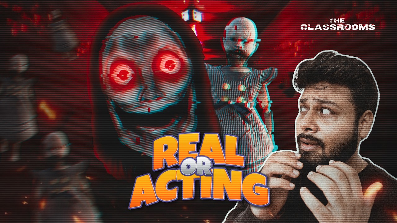 Are Gamers Faking Fear? | REAL or ACTING Ep. 1 | The Classrooms Horror Game