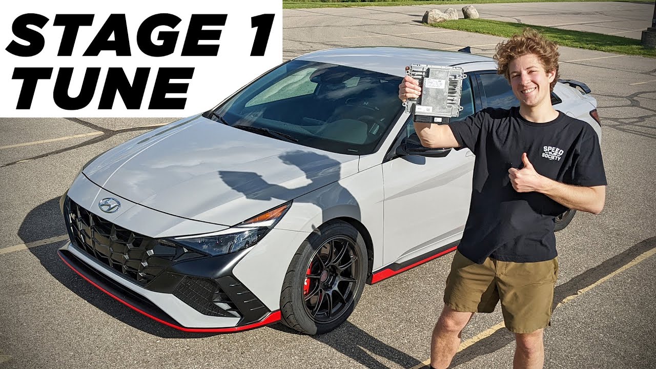 Hyundai Elantra N 2022 года выпуска в тюнинге! SXTH Element Stage 1