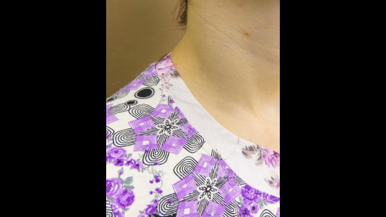 How to reduce V-neckline