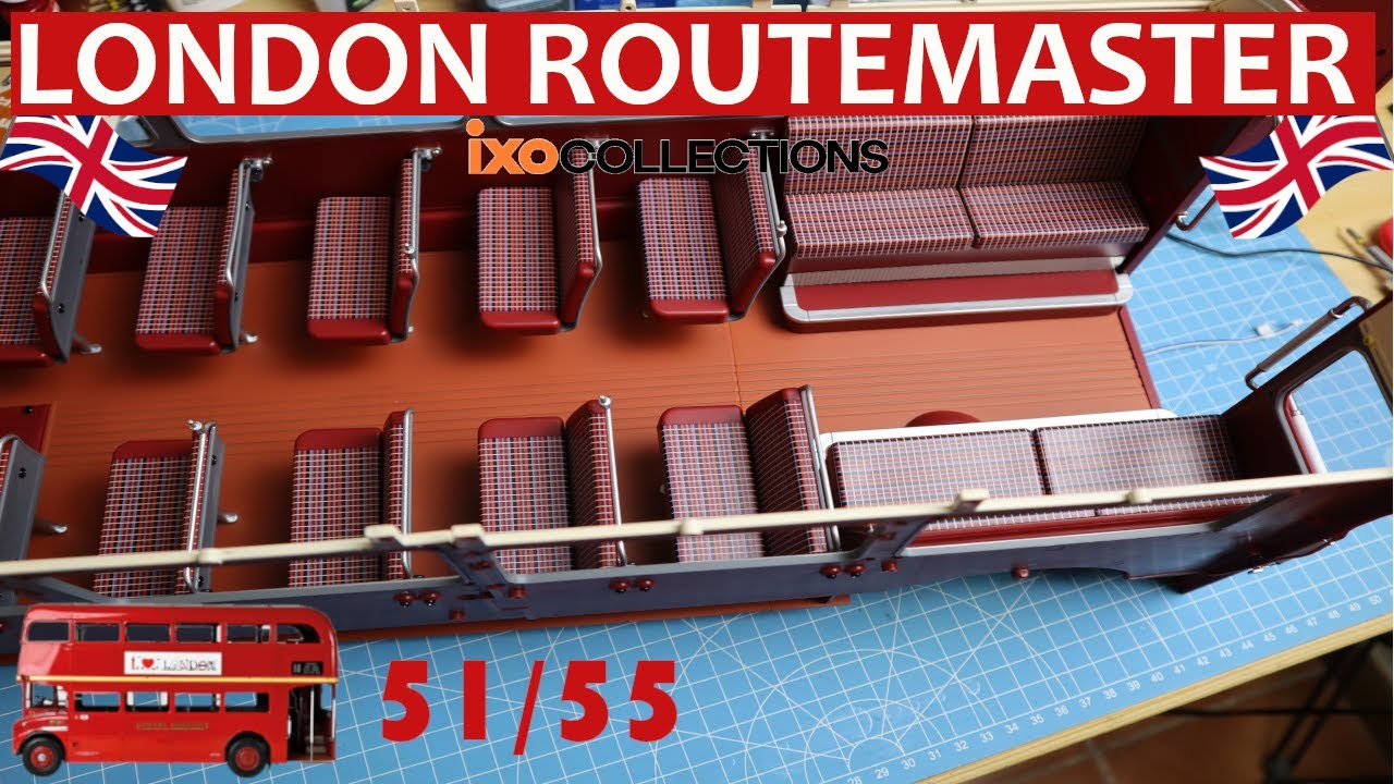 Montez le London Bus Routemaster RM857 de 1961 @IXOCOLLECTIONS  51/55