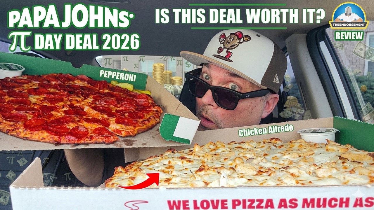 Обзор акции Papa John's&reg; &laquo;Пирог в честь Дня пирога 2026&raquo;! 🥧🍕 | Стоит ли эта акция своих денег? | ...
